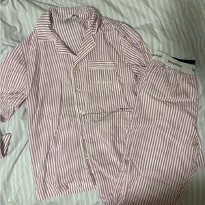 Sporty & Rich Purple Striped Shirt